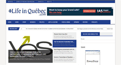 Desktop Screenshot of lifeinquebec.com